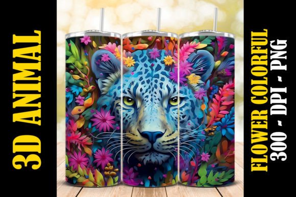 3D Leopard Tumbler 10: A Stylish and Practical Addition to Your Drinkware Collection