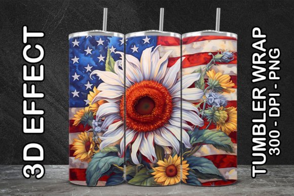 3D Prairie Sunflower Tumbler 1 Design Guide