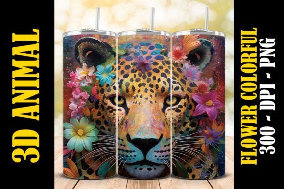 Discover the Versatile 3D Leopard Tumbler 4