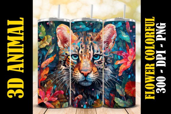 Discover the Versatility of 3D Marbled Cat Tumbler 2