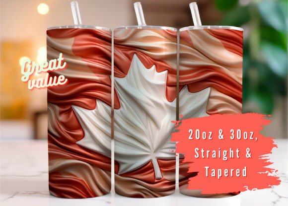 Enhance Your Projects with 3D Canada Maple Leaf Wrap