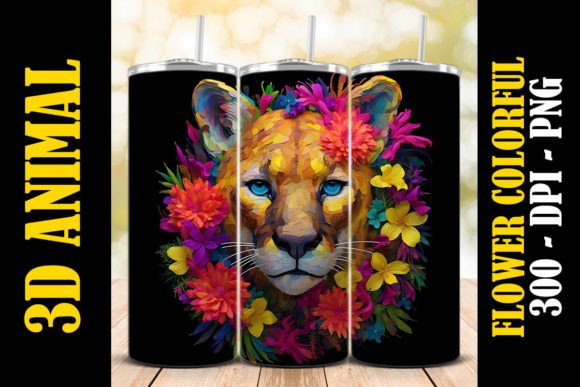 Explore the 3D Mountain Lion Tumbler 1