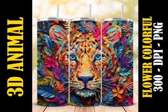 Explore the Versatile 3D Jaguar Tumbler 1 2