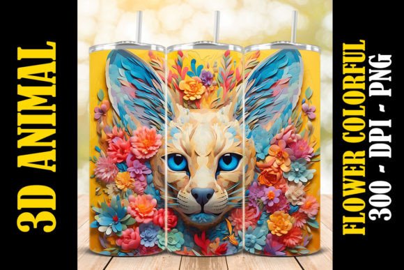 Explore the Versatile 3D Serval Tumbler 1 2