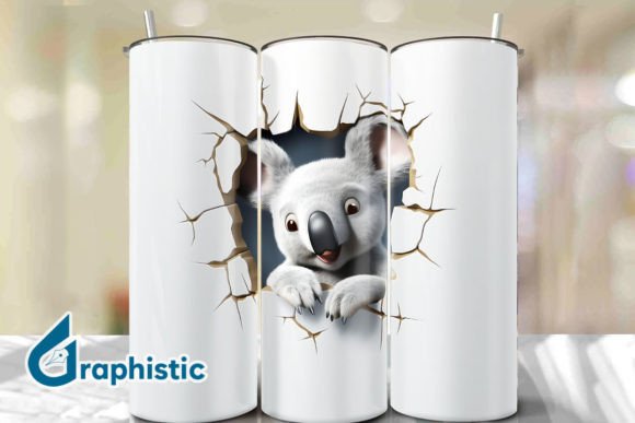 Transform Your Space with Koala 3D Smashed Wall Art 17