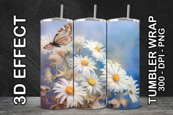 Transform Your Tumblers with 3D New England Aster