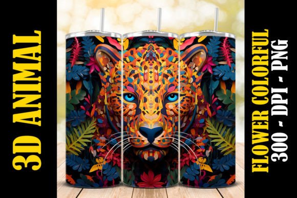Unleash Your Creativity with 3D Jaguar Tumbler 1